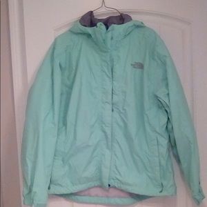 North Face rain coat